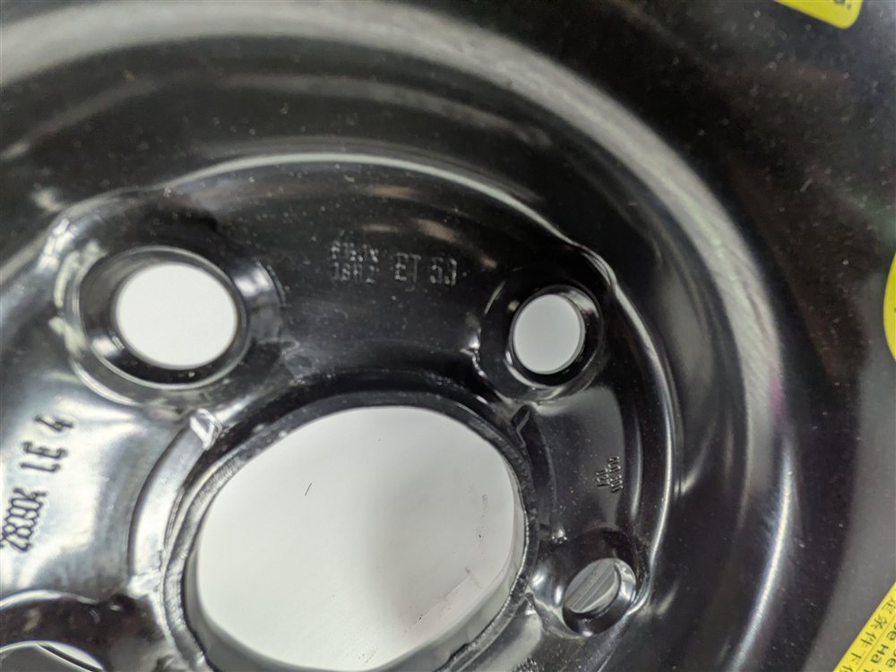 Thumbnail 4: 2004-2017 VW TOUAREG AUDI Q7 (4L) 18x6-1/2 COLLAPSIBLE SPARE TIRE WHEEL RIM