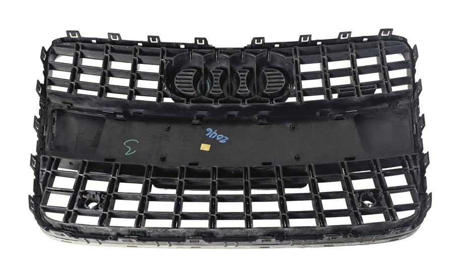 Thumbnail 12: 2010-2015 AUDI Q7 (4L) FRONT MAIN CENTER HOOD GRILLE AIR VENT TRIM (BLACK)