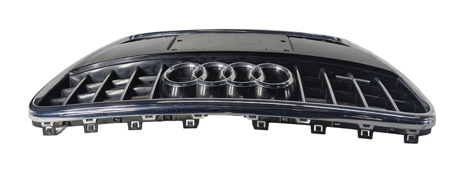 Thumbnail 4: 2010-2015 AUDI Q7 (4L) FRONT MAIN CENTER HOOD GRILLE AIR VENT TRIM (BLACK)
