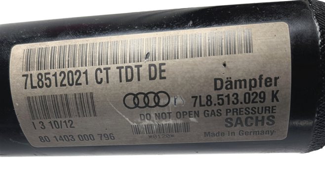 Thumbnail 8: 2007-2015 AUDI Q7 (4L) REAR LEFT & RIGHT SHOCK STRUT SET-2 (COMFORT SUSPENSION)