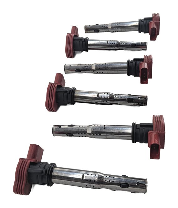 Thumbnail 3: 2005-2017 AUDI A4 S4 A5 S5 A6 S6 A7 A8 Q5 SQ5 Q7 R8 S8 IGNITION COIL SET 6