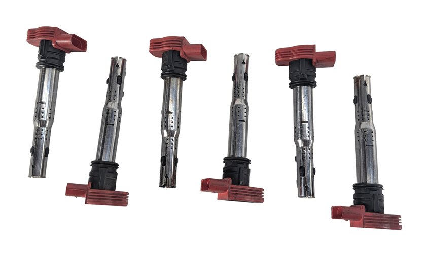 Thumbnail 4: 2005-2017 AUDI A4 S4 A5 S5 A6 S6 A7 A8 Q5 SQ5 Q7 R8 S8 IGNITION COIL SET 6