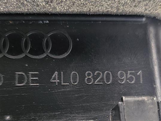 Thumbnail 9: 2012 AUDI Q7 (4L) FRONT CENTER DASH HEAT AIR AC VENT w/HAZARD SWITCH (Black)