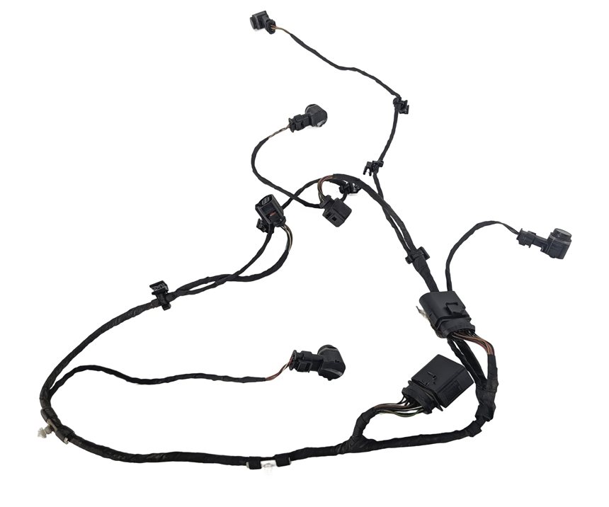 Thumbnail 2: 2012 AUDI Q7 (4L) REAR BUMPER PARK ASSIST PDC SENSOR WIRE WIRING HARNESS