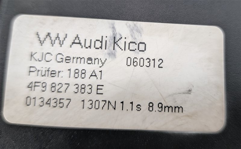 Thumbnail 4: 2012 AUDI Q7 (4L) REAR LIFTGATE HATCH LATCH STRIKER PLATE w/ACTUATOR