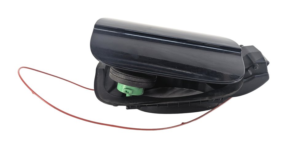 Thumbnail 3: 2010-2015 AUDI Q7 (4L) FUEL TANK DOOR LID COVER TRIM w/ HOUSING (Blue)