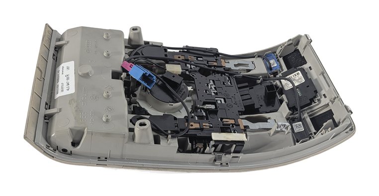 Thumbnail 6: 2007-2015 AUDI Q7 (4L) FRONT DOMELIGHT READING COURTESY DOME LIGHT LAMP (Beige)