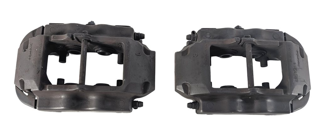 04-15 VW TOUAREG AUDI Q7 4L REAR LEFT & RIGHT ABS DISC BRAKE CALIPER SET2 BREMBO