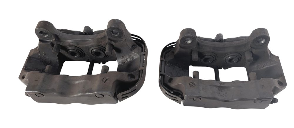 Thumbnail 2: 04-15 VW TOUAREG AUDI Q7 4L REAR LEFT & RIGHT ABS DISC BRAKE CALIPER SET2 BREMBO