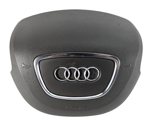 2011-2015 AUDI Q7 (4L) LEFT DRIVER STEERING WHEEL SRS AIRBAG AIR BAG (BLACK)