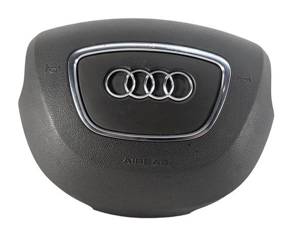 Thumbnail 2: 2011-2015 AUDI Q7 (4L) LEFT DRIVER STEERING WHEEL SRS AIRBAG AIR BAG (BLACK)