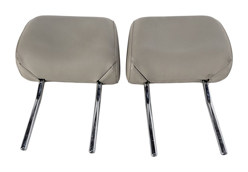 2008-2015 AUDI A6 S6 Q7 C6 (4L) FRONT LEFT & RIGHT SEAT HEADREST SET (Beige)
