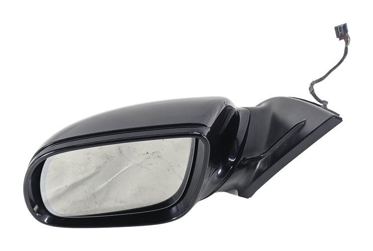 10-12 AUDI Q7 (4L) LEFT DRIVER P-FOLD AUTODIM MEMORY DOOR MIRROR (Blue)
