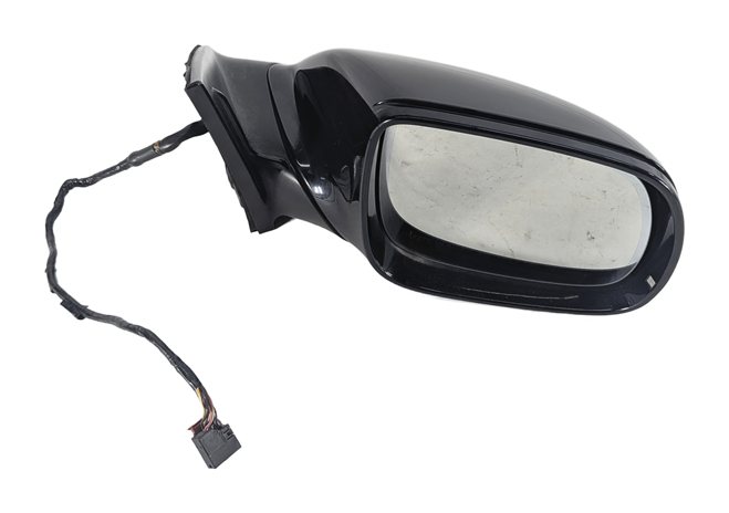 10-12 AUDI Q7 (4L) RIGHT PASSENGER P-FOLD AUTODIM MEMORY DOOR MIRROR (Blue)