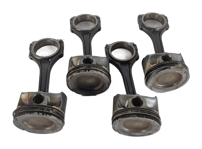 2014-2020 MERCEDES CLA250 (C117) 2.0L M270 TURBO ENGINE PISTON w/ ROD SET-4