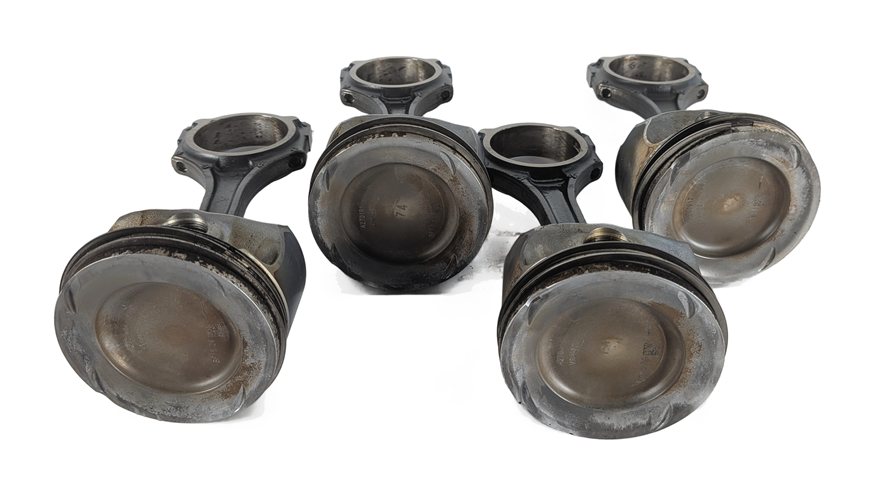 Thumbnail 2: 2014-2020 MERCEDES CLA250 (C117) 2.0L M270 TURBO ENGINE PISTON w/ ROD SET-4