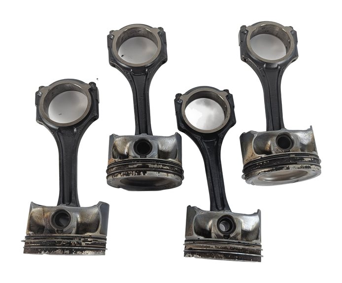 Thumbnail 3: 2014-2020 MERCEDES CLA250 (C117) 2.0L M270 TURBO ENGINE PISTON w/ ROD SET-4