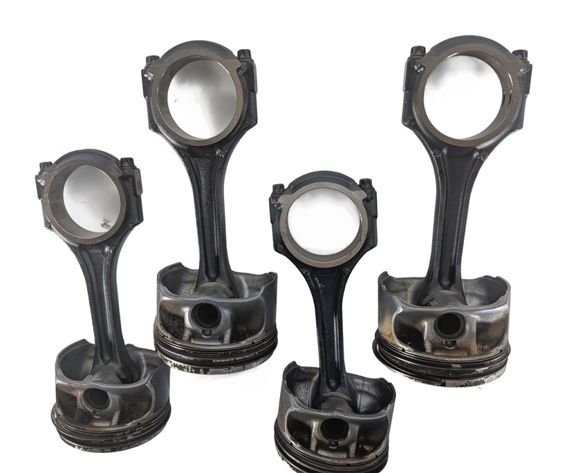 Thumbnail 4: 2014-2020 MERCEDES CLA250 (C117) 2.0L M270 TURBO ENGINE PISTON w/ ROD SET-4