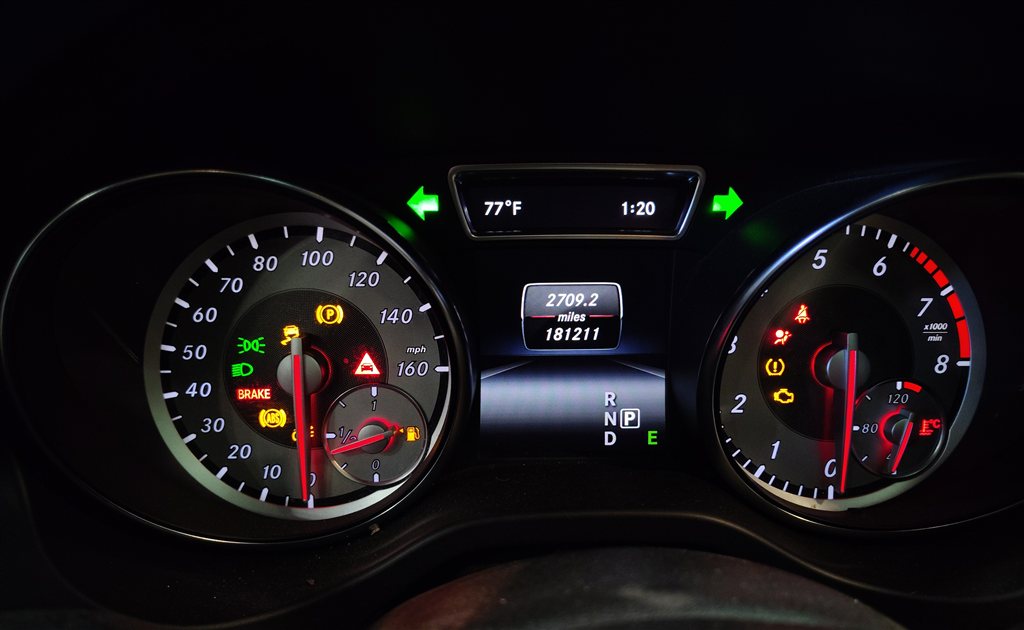 Thumbnail 2: 2014-2015 CLA250 (C117) SPEEDOMETER INSTRUMENT GAUGE CLUSTER (MPH USA) (181k)