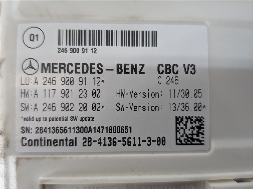 Thumbnail 6: 14-16 MERCEDES B CLA GLA CLASS C117 246 X156 FRONT SIGNAL ACQUISITION MODULE SAM