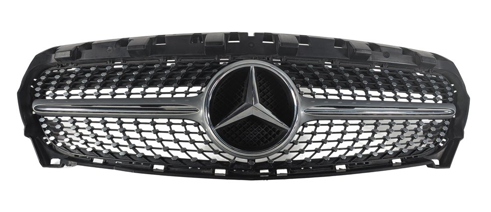 Thumbnail 2: 2014-2016 MERCEDES CLA250 C117 FRONT PRIMARY MAIN UPPER LOGO GRILLE w/ SPORT PKG