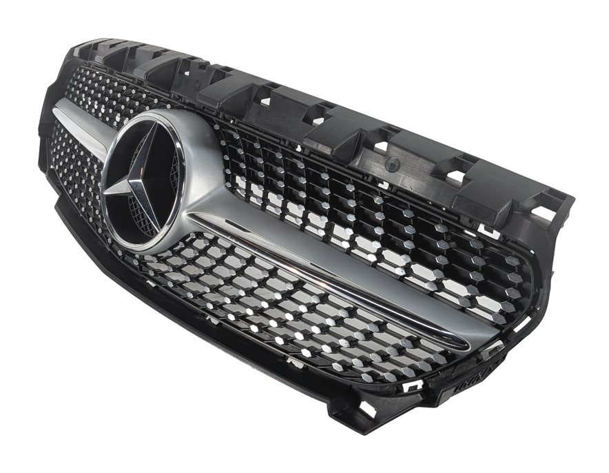 Thumbnail 3: 2014-2016 MERCEDES CLA250 C117 FRONT PRIMARY MAIN UPPER LOGO GRILLE w/ SPORT PKG