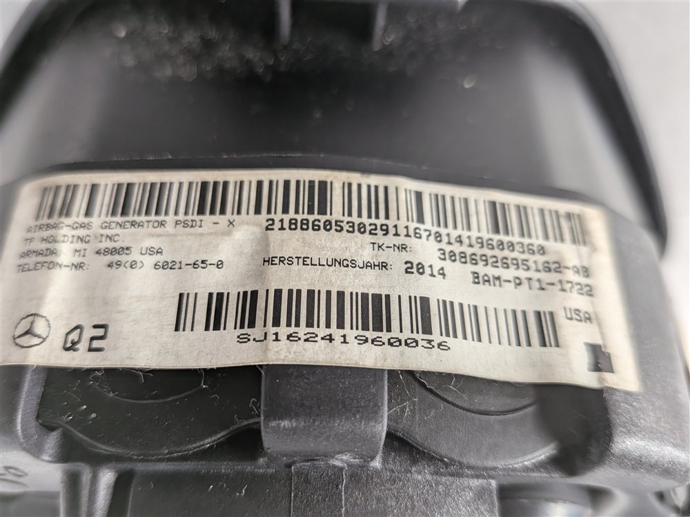 Thumbnail 6: 14-17 MERCEDES CLA250 GLA250 (C117 X156) DRIVER STEERING WHEEL AIRBAG AIR BAG