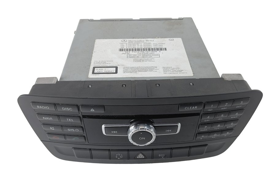 2014 MERCEDES B250 CLA250 (C117 W246) RADIO GPS NAVIGATION CD STEREO RECEIVER