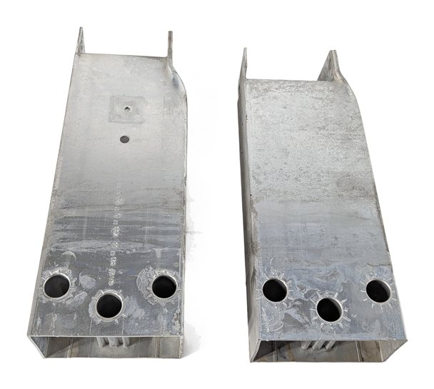 13-19 B250 CLA250 CLA45 (C117 W117 W246) FRONT BUMPER BAR MOUNT BRACKET SET/2