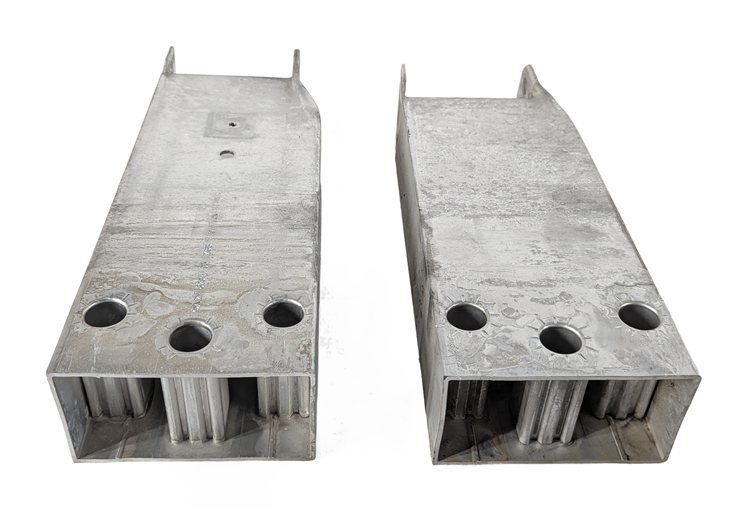 Thumbnail 2: 13-19 B250 CLA250 CLA45 (C117 W117 W246) FRONT BUMPER BAR MOUNT BRACKET SET/2