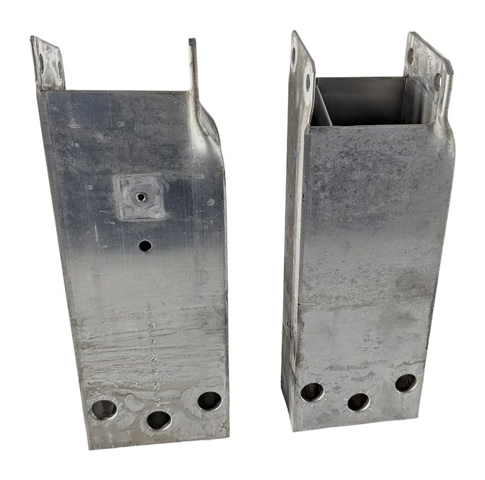 Thumbnail 3: 13-19 B250 CLA250 CLA45 (C117 W117 W246) FRONT BUMPER BAR MOUNT BRACKET SET/2