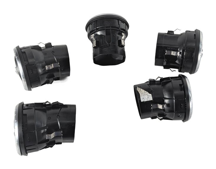 Thumbnail 3: 2014 MERCEDES CLA250 (W117) FRONT DASH HEAT AIR AC HVAC VENT SET/5 (Black)