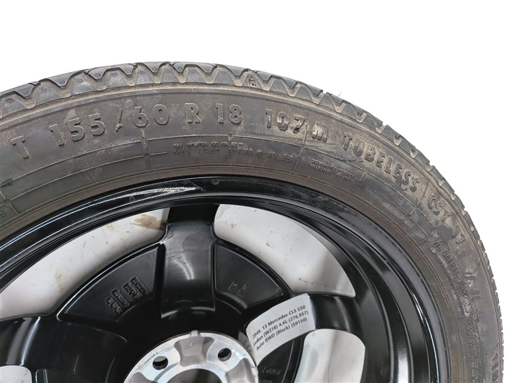 Thumbnail 8: 10-17 MERCEDES CLS550 CLS400 E550 (W218 W212) 18X4.5 COMPACT SPARE WHEEL RIM