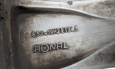 Thumbnail 5: 2012-2014 MERCEDES CLS550 (W218) FRONT 19X8.5 5 SPOKE PAINTED GRAY ALLOY WHEEL