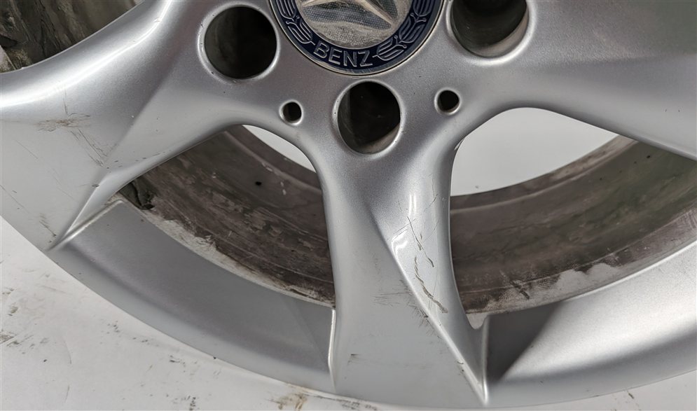 Thumbnail 8: 2012-2014 MERCEDES CLS550 (W218) FRONT 19X8.5 5 SPOKE PAINTED GRAY ALLOY WHEEL