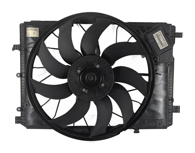 12-20 MERCEDES C E GLA S CLS SLK W204 W212 W231 W218 COOLING FAN MOTOR w/ MODULE