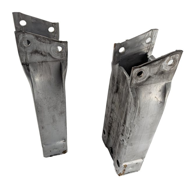 Thumbnail 3: 10-18 MERCEDES E300 E350 E400 E550 CLS550 FRONT LEFT/RIGHT BUMPER BRACKET SET/2