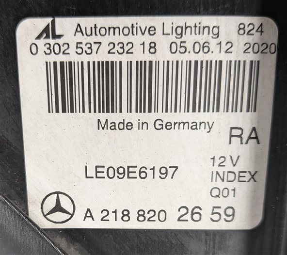 Thumbnail 11: 2012-2014 MERCEDES CLS550 CLS63 AMG CLS350 (W218) RIGHT PASSENGER LED HEADLIGHT