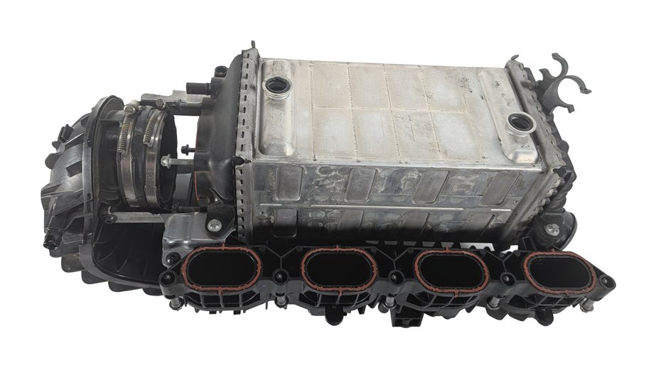 Thumbnail 5: 11-20 MERCEDES E GL ML S W212 W166 W221 X166 4.6L INTAKE MANIFOLD w/ INTERCOOLER