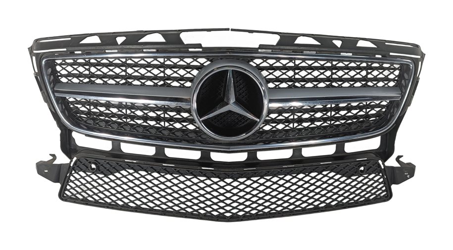2012-2014 MERCEDES CLS550 (W218) FRONT UPPER RADIATOR GRILLE W/O ADAPTIVE CRUISE