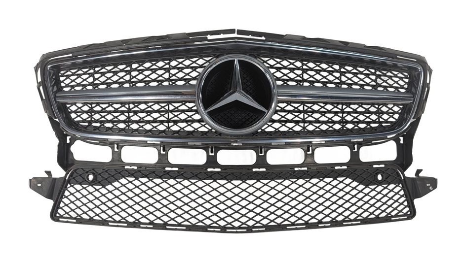 Thumbnail 2: 2012-2014 MERCEDES CLS550 (W218) FRONT UPPER RADIATOR GRILLE W/O ADAPTIVE CRUISE