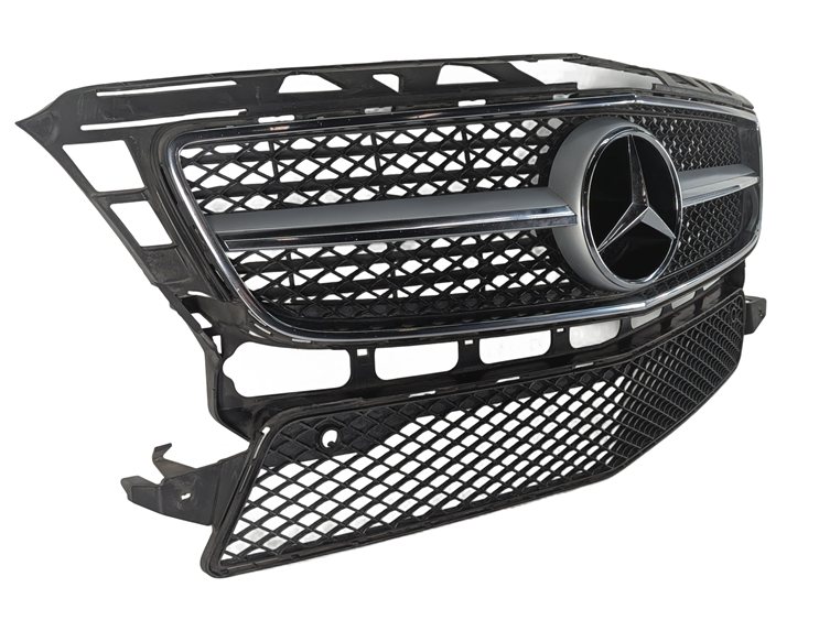 Thumbnail 4: 2012-2014 MERCEDES CLS550 (W218) FRONT UPPER RADIATOR GRILLE W/O ADAPTIVE CRUISE