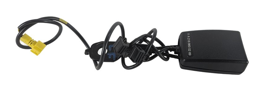 Thumbnail 2: 12-18 MERCEDES CLS400 CLS550 (W218) FRONT LEFT DRIVER SEATBELT BUCKLE (Black)