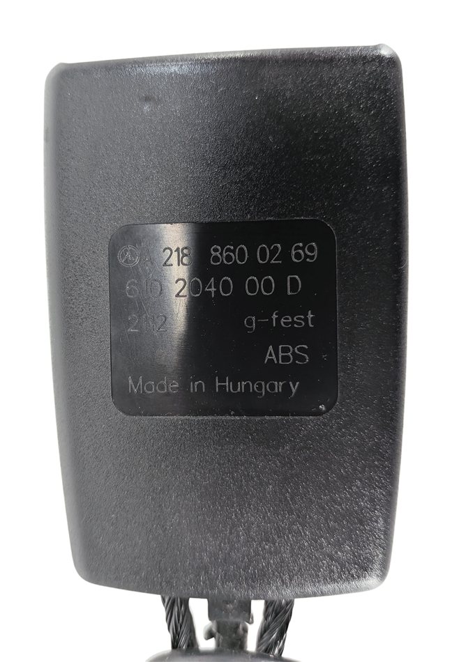 Thumbnail 4: 12-18 MERCEDES CLS400 CLS550 (W218) FRONT LEFT DRIVER SEATBELT BUCKLE (Black)