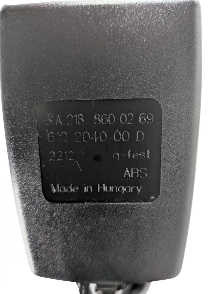 Thumbnail 5: 12-18 MERCEDES CLS400 CLS550 W218 FRONT RIGHT PASSENGER SEATBELT BUCKLE (Black)