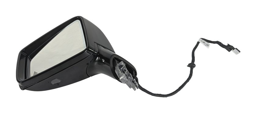12-14 MERCEDES CLS350 CLS550 (W218) LEFT DRIVER DOOR MIRROR w/BLIND SPOT (Black)