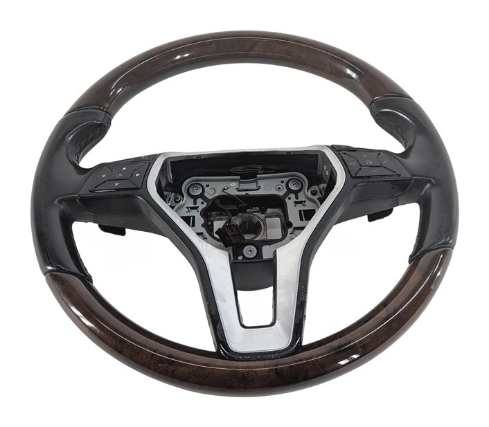 13-15 CLS E-CLASS (A207 C207 C218 W207 W212) 3-SPOKE STEERING WHEEL (Walnut)