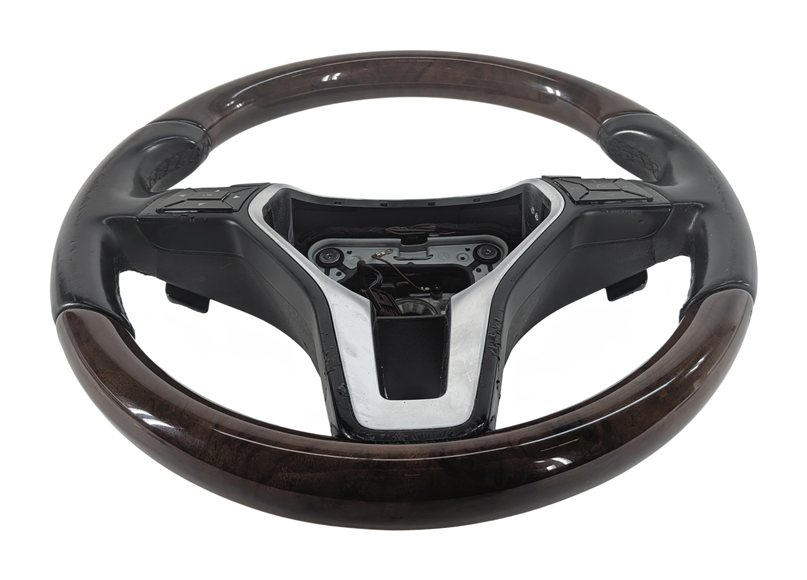 Thumbnail 2: 13-15 CLS E-CLASS (A207 C207 C218 W207 W212) 3-SPOKE STEERING WHEEL (Walnut)