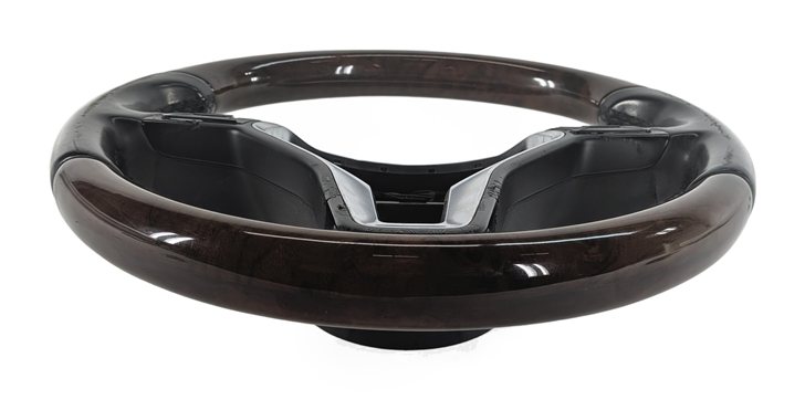 Thumbnail 3: 13-15 CLS E-CLASS (A207 C207 C218 W207 W212) 3-SPOKE STEERING WHEEL (Walnut)