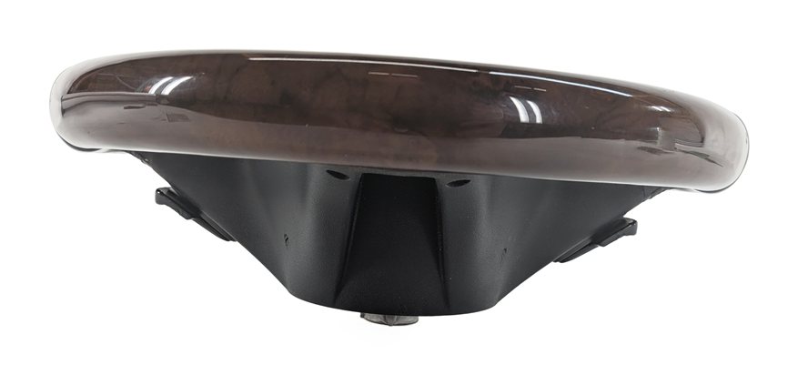 Thumbnail 4: 13-15 CLS E-CLASS (A207 C207 C218 W207 W212) 3-SPOKE STEERING WHEEL (Walnut)